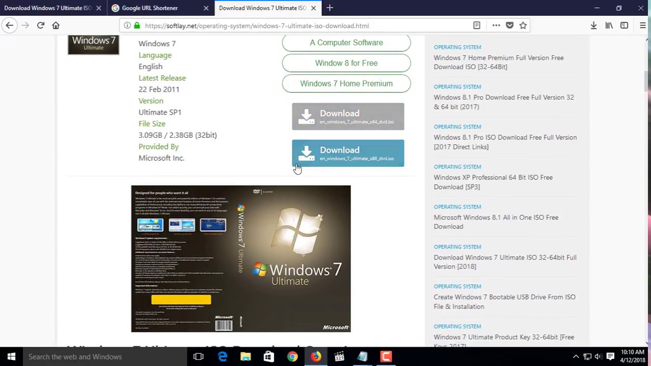 download windows 7 iso free